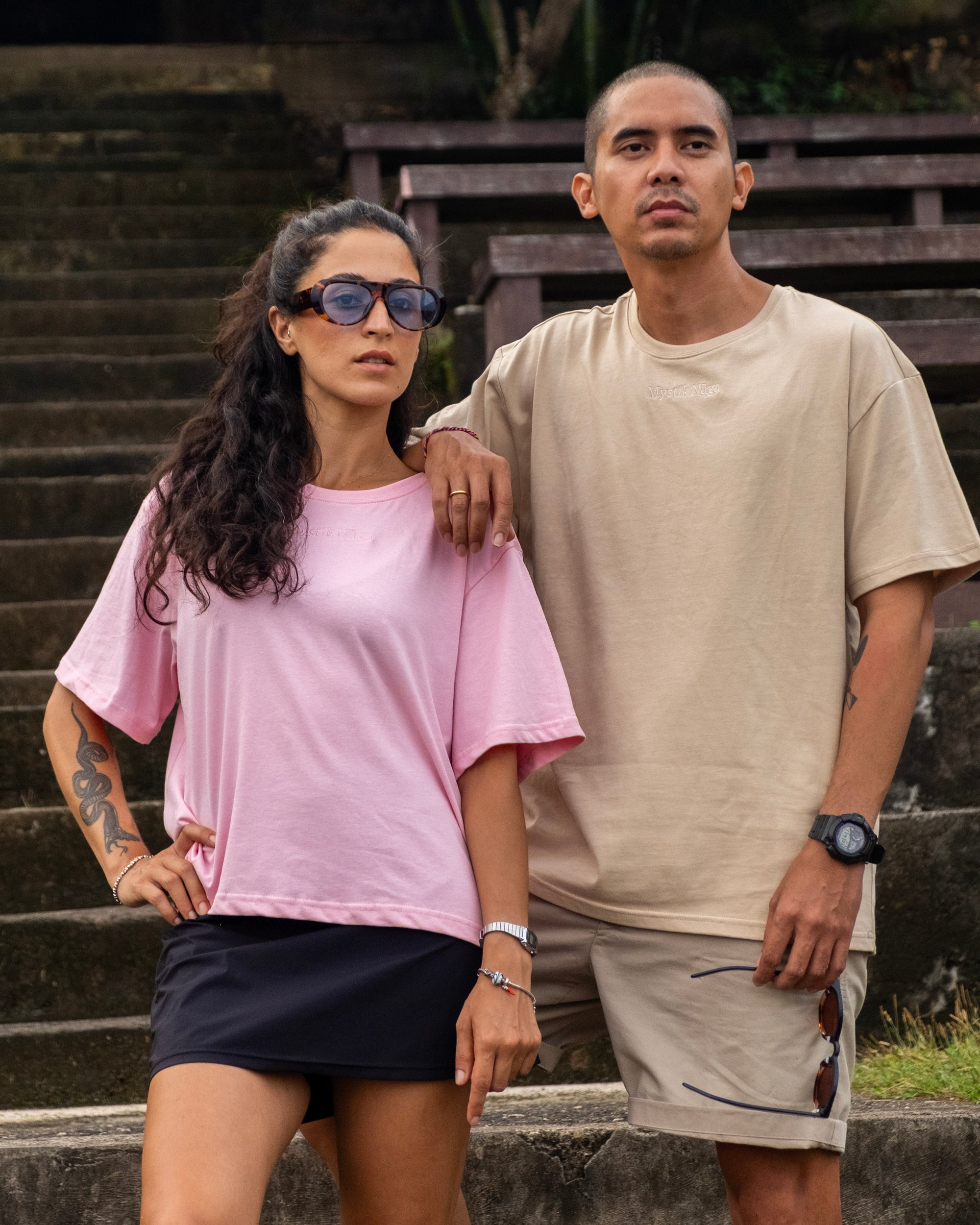 Essential Mystik Nāga Crew Neck - Soft Pink