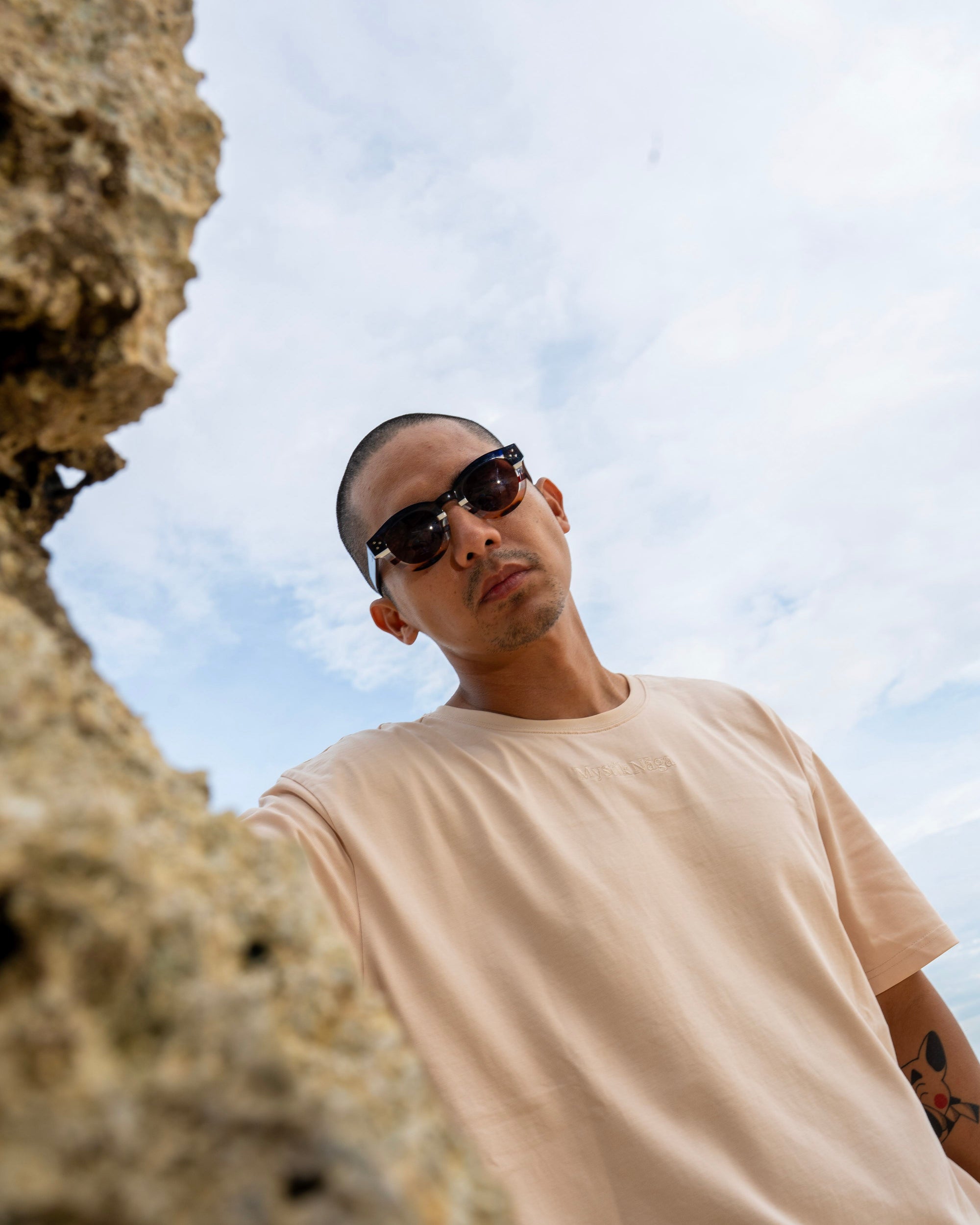 Barong Mystik Nāga Crew Neck - Ecru