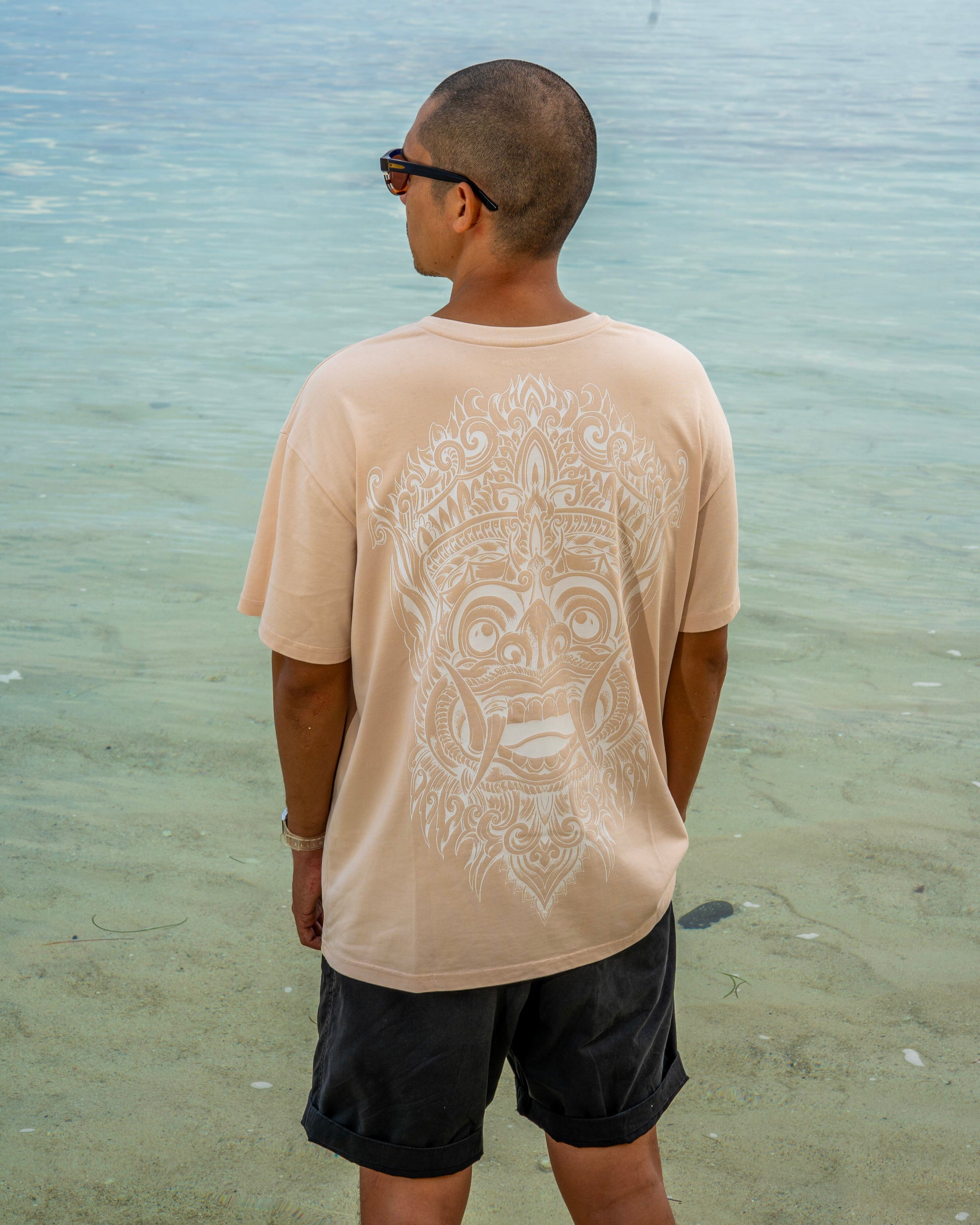 Barong Mystik Nāga Crew Neck - Ecru