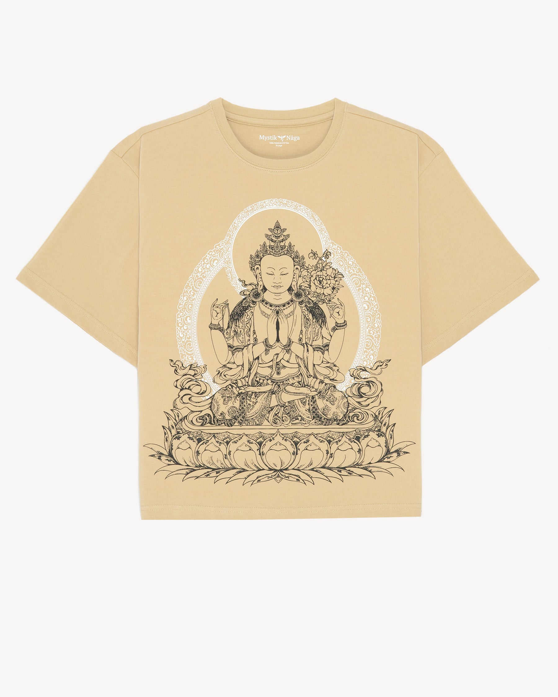 Buddha Mystik Nāga Crew Neck - Taupe