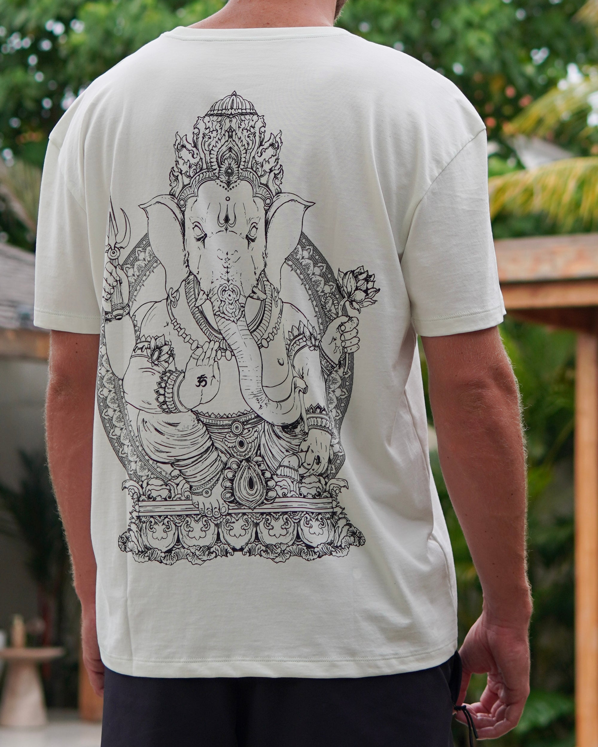 Ganesh Mystik Nāga Crew Neck - Phantom Green