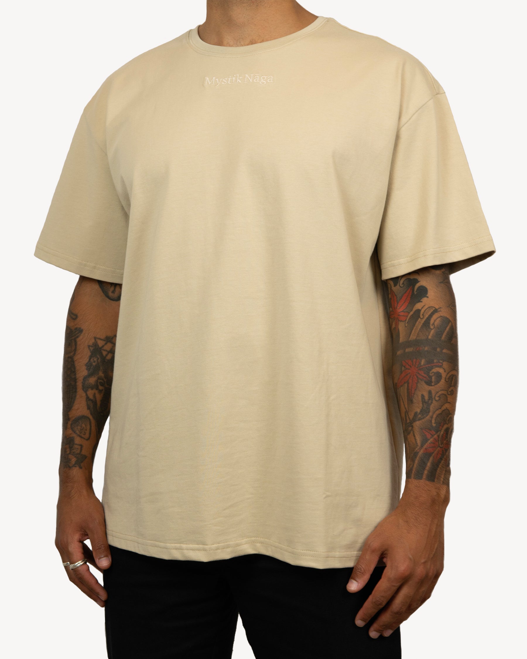 Dragon Mystik Nāga Crew Neck - Champagne Taupe