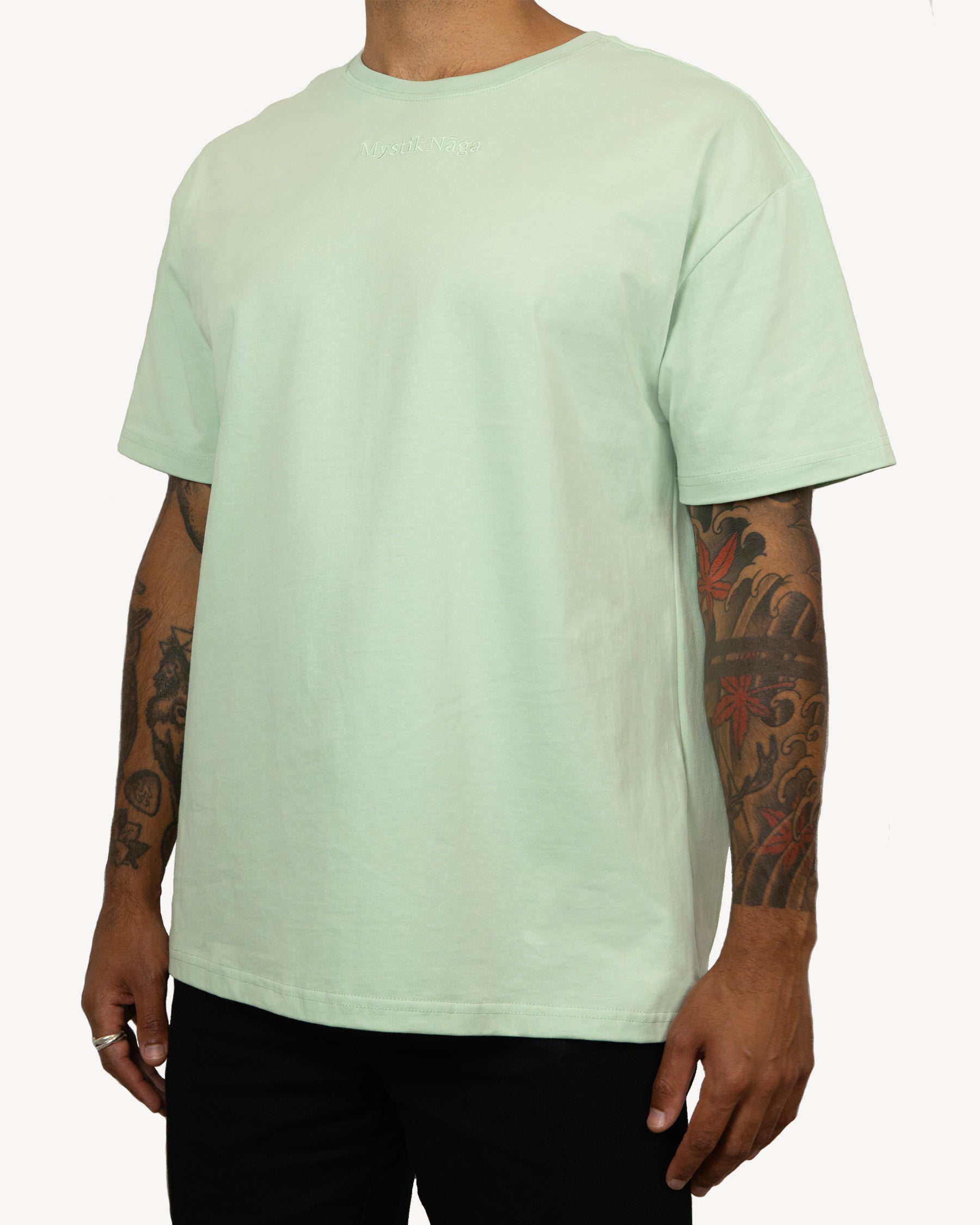 Essential Mystik Nāga Crew Neck - Tea Green